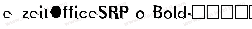 euzeitOfficeSRPro Bold字体转换